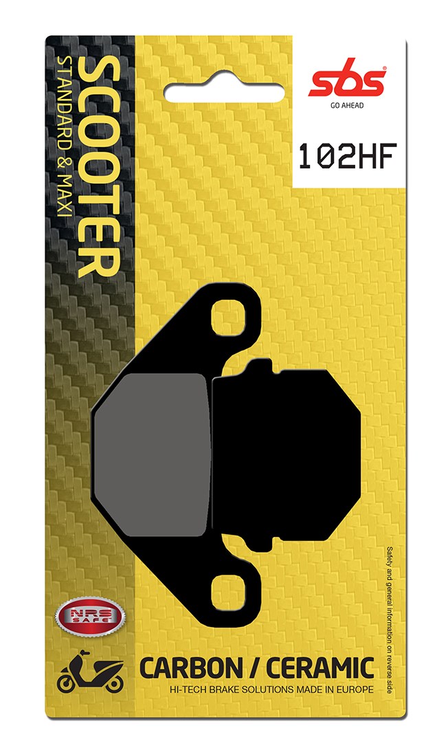 Plaquettes de frein avant SBS 102 (548 HF)