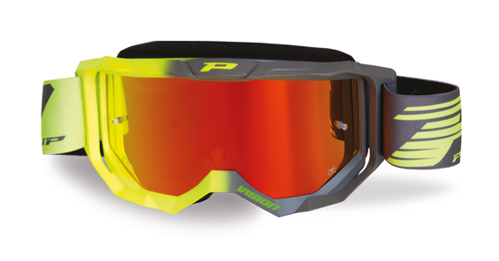 Gants ProGrip Goggles Race Line 3300 Yellow/Grey - vue 2
