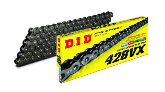Chaîne de transmission DID 428VX X-Ring ouverte avec maillon à clipser - vue 2
