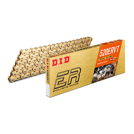 Chaîne DID X-ring 520ERVT/118 OR/OR avec attache rapide - vue 2