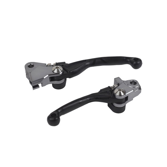 Jeu de leviers frein/embrayage Polisport Pivot noir incassable - vue 2