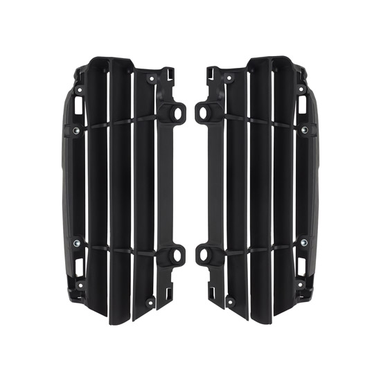 Kit protection de radiateur noir Polisport - vue 2