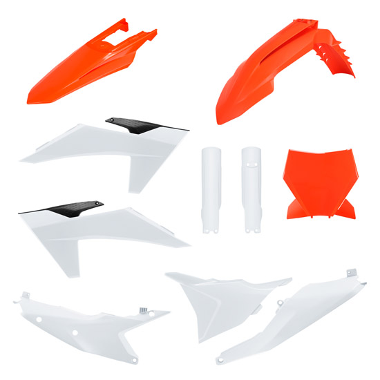 Kit complet plastique Polisport blanc or - vue 2