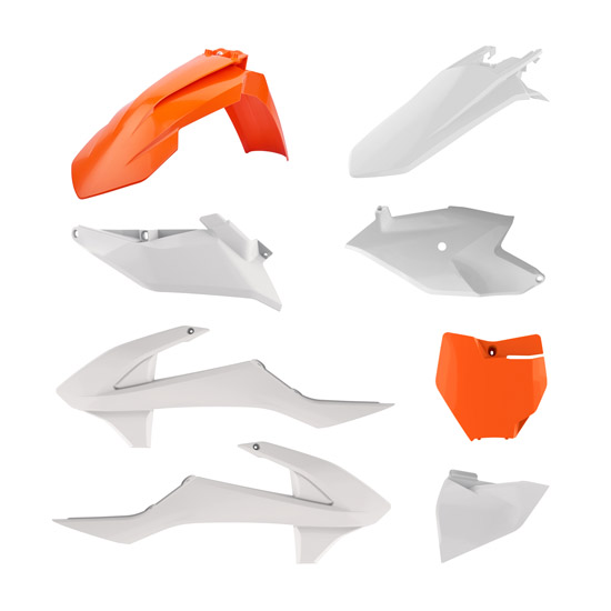 Kit complet de décoration orange/blanc Polisport - vue 2
