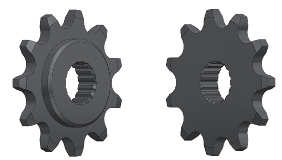 Pignon Esjot 11 dents pas 415 - vue 2