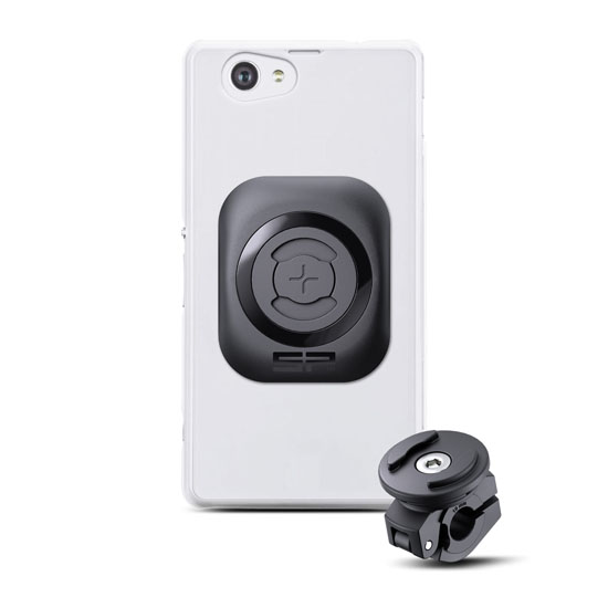 Support Smartphone SP CONNECT Interface Universelle Rétroviseur Noir (Diamètre 10-16 mm)