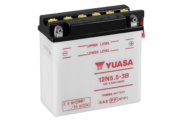 Batterie Yuasa 12N5-5-3B Conventionnelle avec Entretien - Livrée sans Acide - vue 3