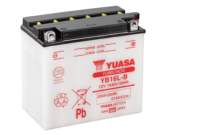 Batterie YB16L-B Conventionnelle Avec Entretien - Livrée Sans Acide - vue 2