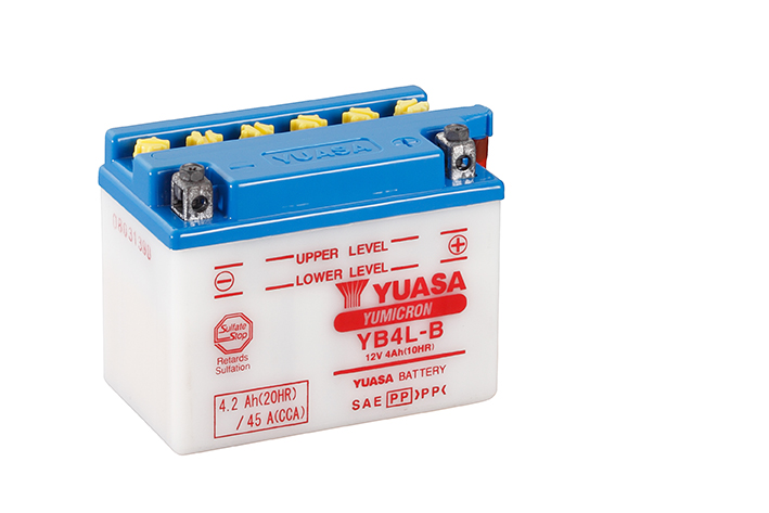 Batterie 12V 4 ah YB4L-B Yuasa yumicron conventionnelle avec entretien (lg121xl71xh93mm) - vue 3