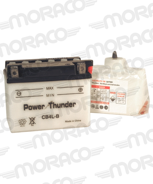 Batterie Yuasa YB4L-B 12V 4.2Ah avec pack acide - vue 4