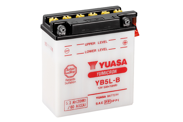 Batterie 12V 5 ah YB5L-B Yuasa yumicron conventionnelle avec entretien (lg120xl60xh130mm) - vue 4