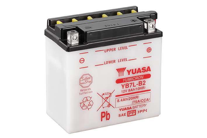 Batterie Yuasa YB7L-B2 12V 8Ah - vue 2