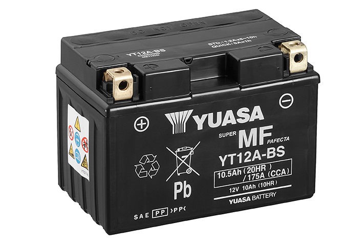 Batterie Yuasa YT12A-BS AGM sans entretien - vue 5