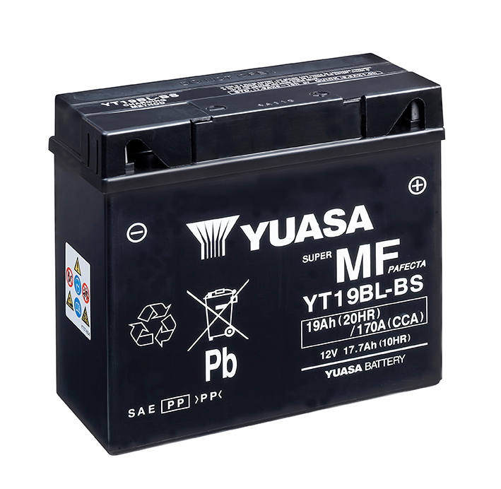 Batterie Yuasa YT19BL-BS AGM sans entretien - vue 2