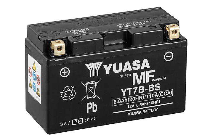 Batterie YUASA YT7B-BS 12V 6.8A sans entretien - vue 4