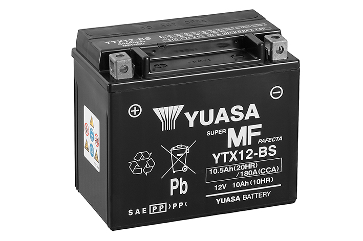 Batterie Yuasa YTX12-BS 12V 10,5Ah sans entretien - vue 4