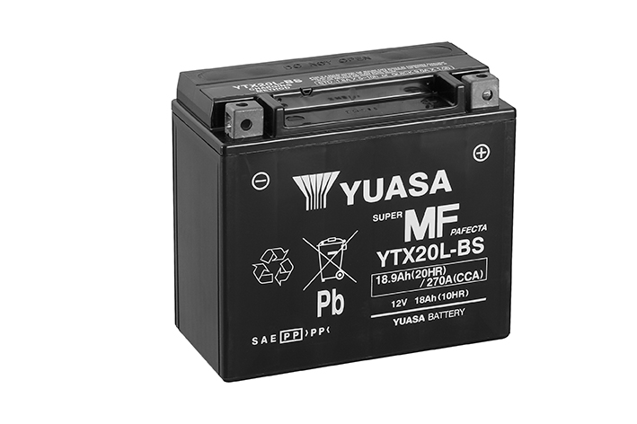 Batterie Yuasa YTX20L-BS AGM sans entretien - vue 4