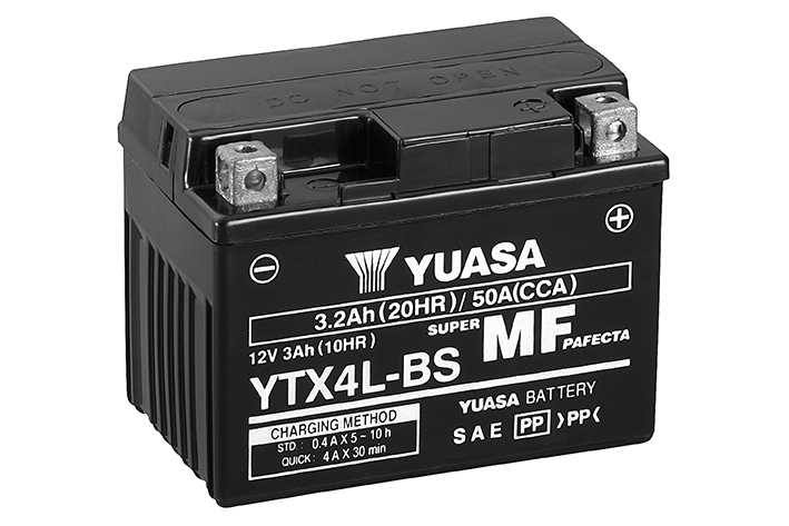 Batterie Yuasa YTX4L-BS AGM sans entretien - vue 5