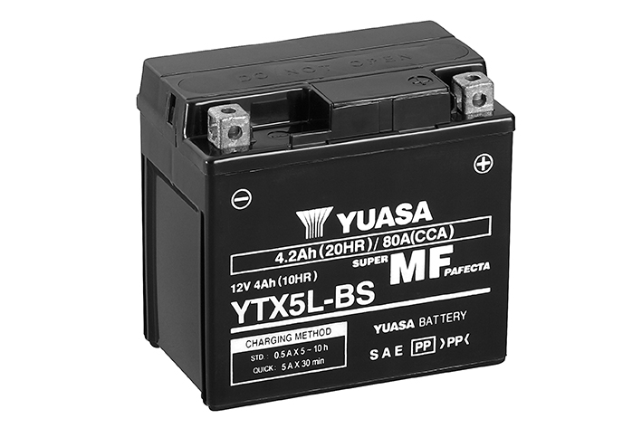 Batterie Yuasa YTX5L-BS 12V 4.2Ah sans entretien - vue 5