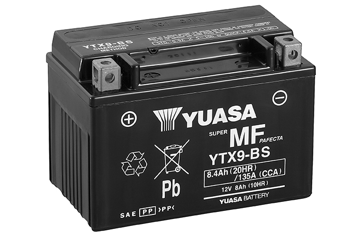 Batterie Moto YUASA YTX9-BS 7073653 - vue 2