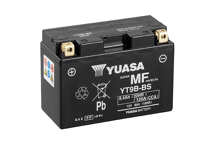 Batterie Yuasa YT9B-BS AGM sans entretien - vue 4