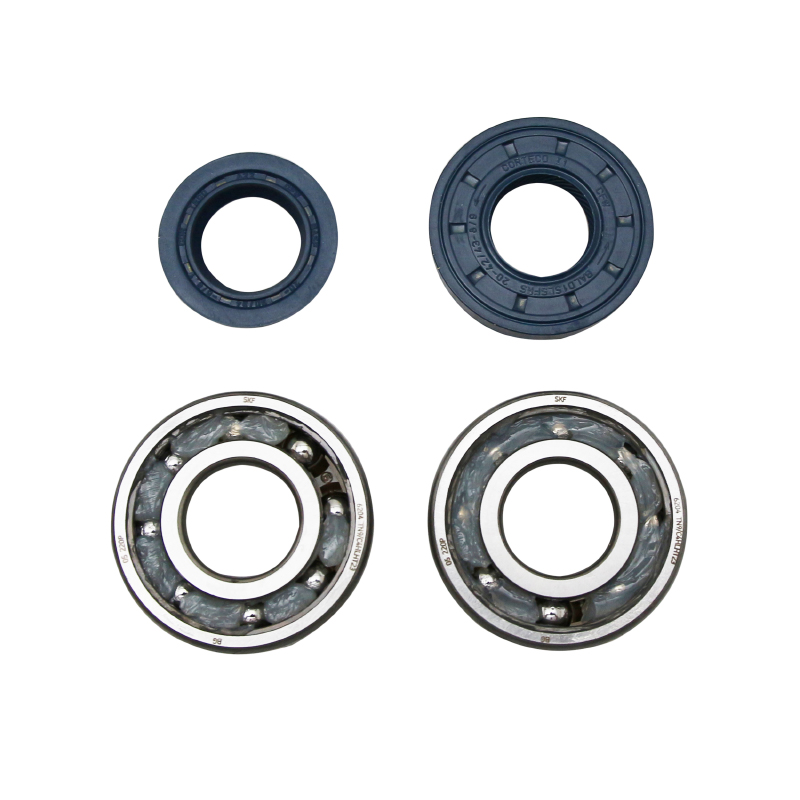 Embiellage-vilebrequin MBK 50 Nitro, Ovetto 2T, Mach G - Yamaha 50 Aerox, Neos 2T, Jog - Aprilia 50 SR - Malaguti 50 F12 (roulements + joints) - vue 2