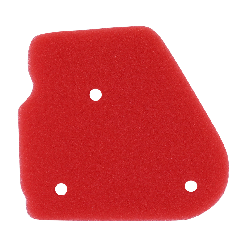 Mousse filtre a air scoot adaptable MBK 50 nitro, ovetto-yamaha 50 aerox, neos-aprilia 50 SR 1994+2000-malaguti 50 F10, F12, F15 (rouge) -P2R - vue 2