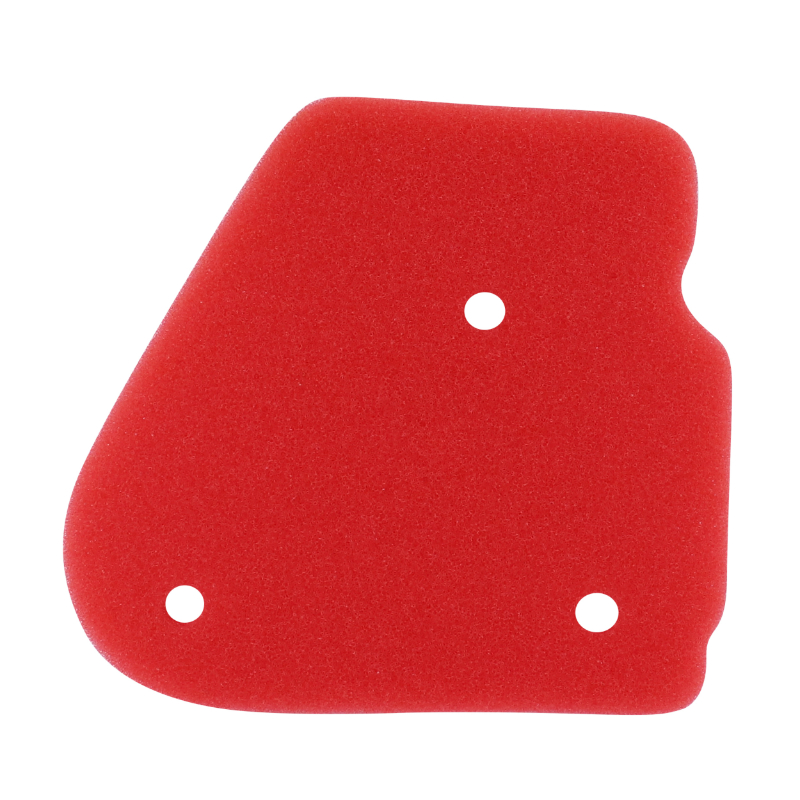 Mousse filtre a air scoot adaptable MBK 50 nitro, ovetto-yamaha 50 aerox, neos-aprilia 50 SR 1994+2000-malaguti 50 F10, F12, F15 (rouge) -P2R - vue 3