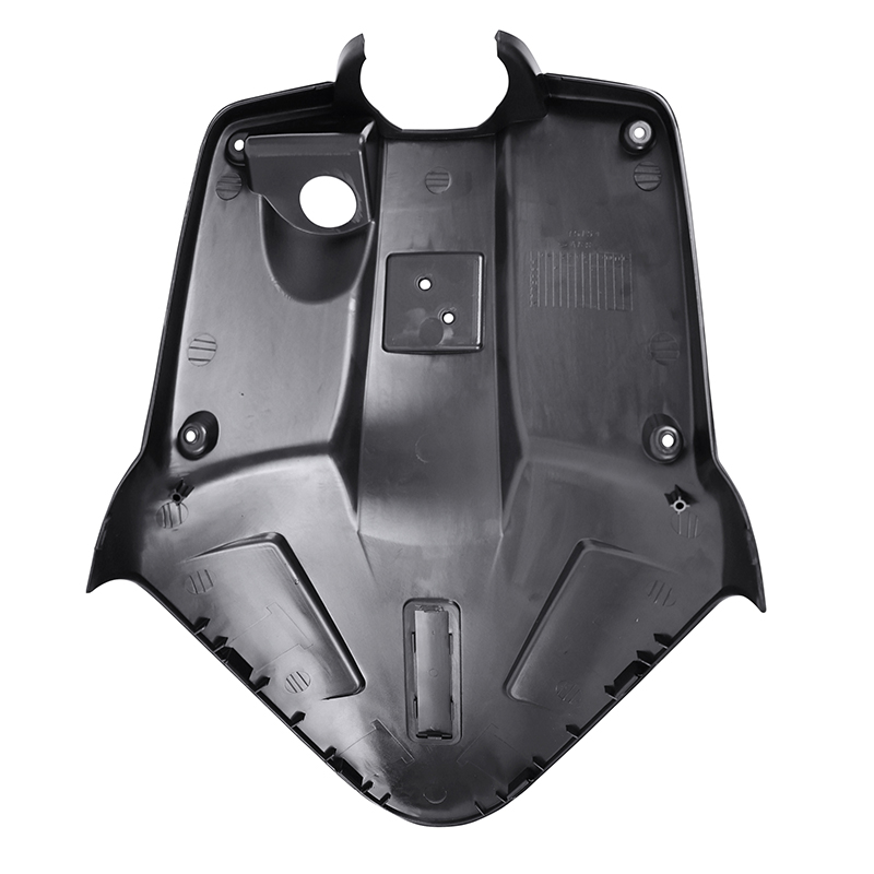 Carénage arrière adaptable MBK Booster 50 2004+ / Yamaha BWS 50 2004+ noir brillant P2R - vue 3