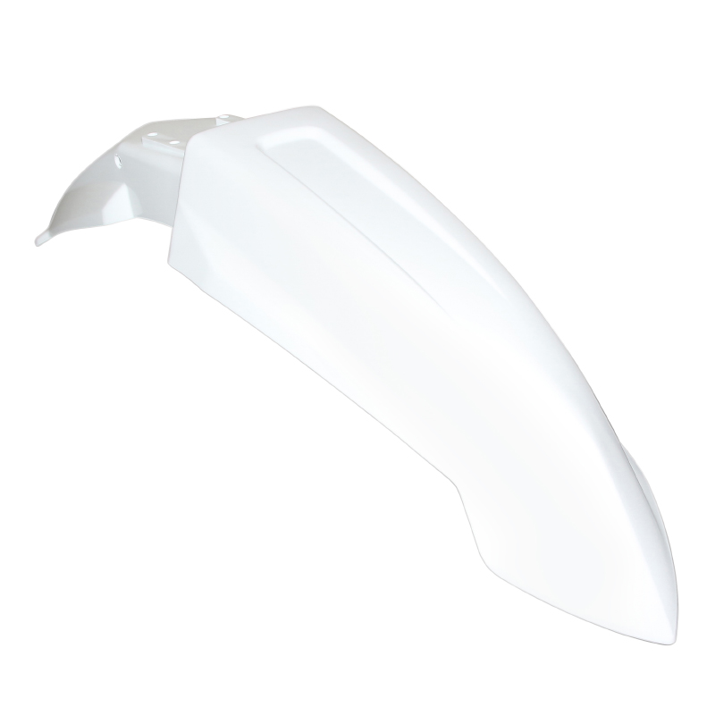 Garde-boue avant 50cc adaptable Derbi 50 Senda 1994-2010 blanc brillant P2R