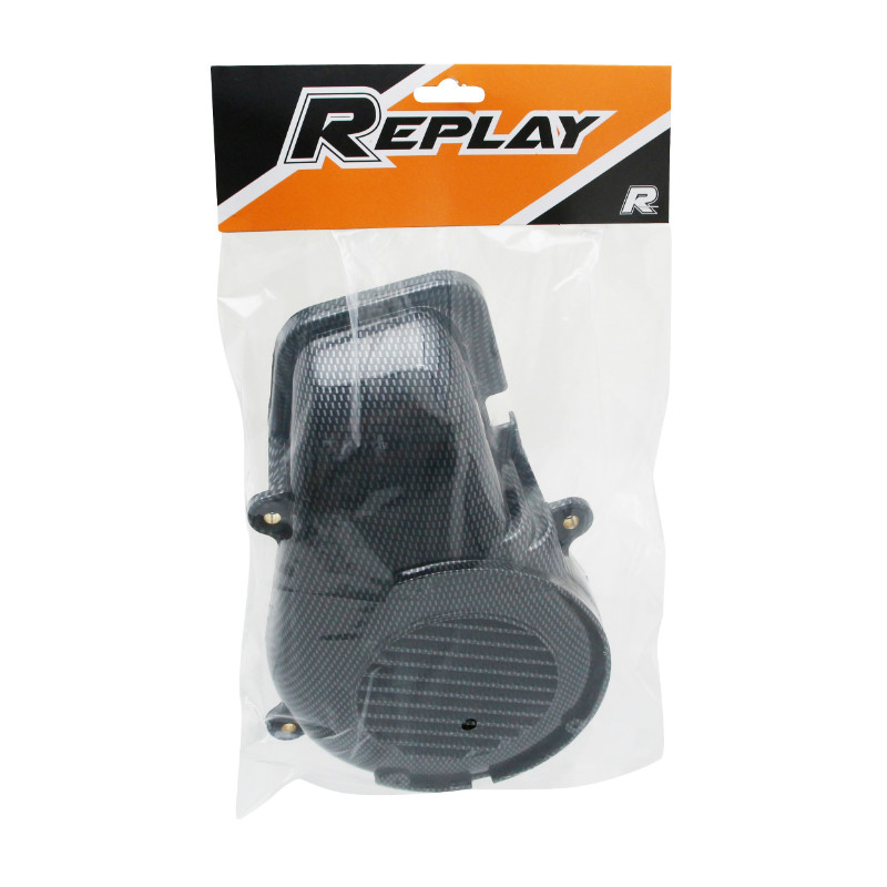 Volute cache-turbine carbone Replay pour MBK Booster/Rocket/NG/Stunt et Yamaha BWS/Spy/Bump/Slider 50 2004+ - vue 2