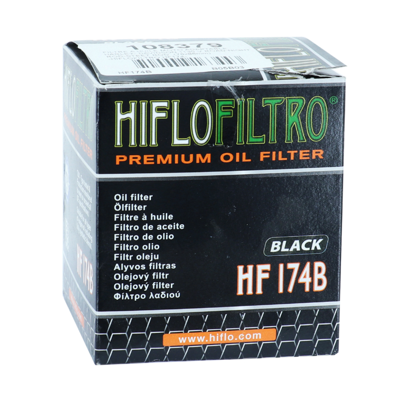 Filtre a huile moto adaptable harley- davidson 1130 v road-night rod-steet rod (OEM: 63793-01K) (76X86MM) -Hiflofiltro HF174 - vue 3