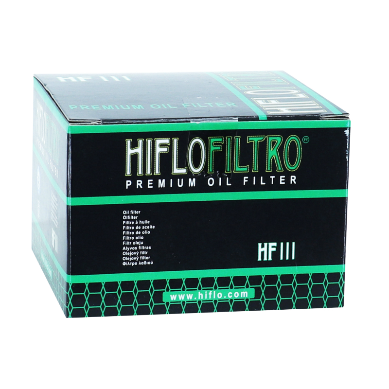 Filtre a huile moto adaptable honda 400 CBX, 500 CX, 650 CX (69X45MM) -Hiflofiltro HF111 - vue 3