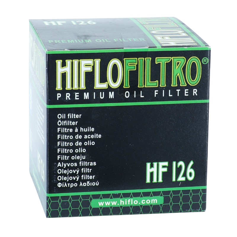 Filtre a huile moto adaptable kawasaki Z750 2009+, Z900, Z1000, Z1300 (80X83MM) -Hiflofiltro HF126 - vue 3