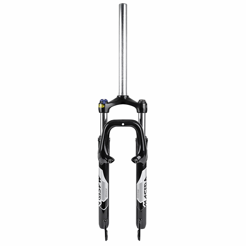 Fourche VTT 27,5" Zoom 386MLO à ressort noir réglable-blocable débattement 60 mm pivot lisse 296 mm 1"1/8-28,6 extérieur compatible V-brake-disque - vue 2