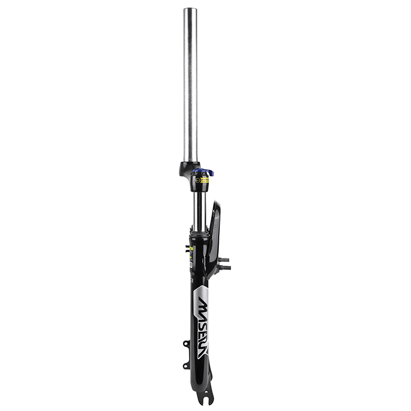 Fourche VTT 27,5" Zoom 386MLO à ressort noir réglable-blocable débattement 60 mm pivot lisse 296 mm 1"1/8-28,6 extérieur compatible V-brake-disque - vue 3
