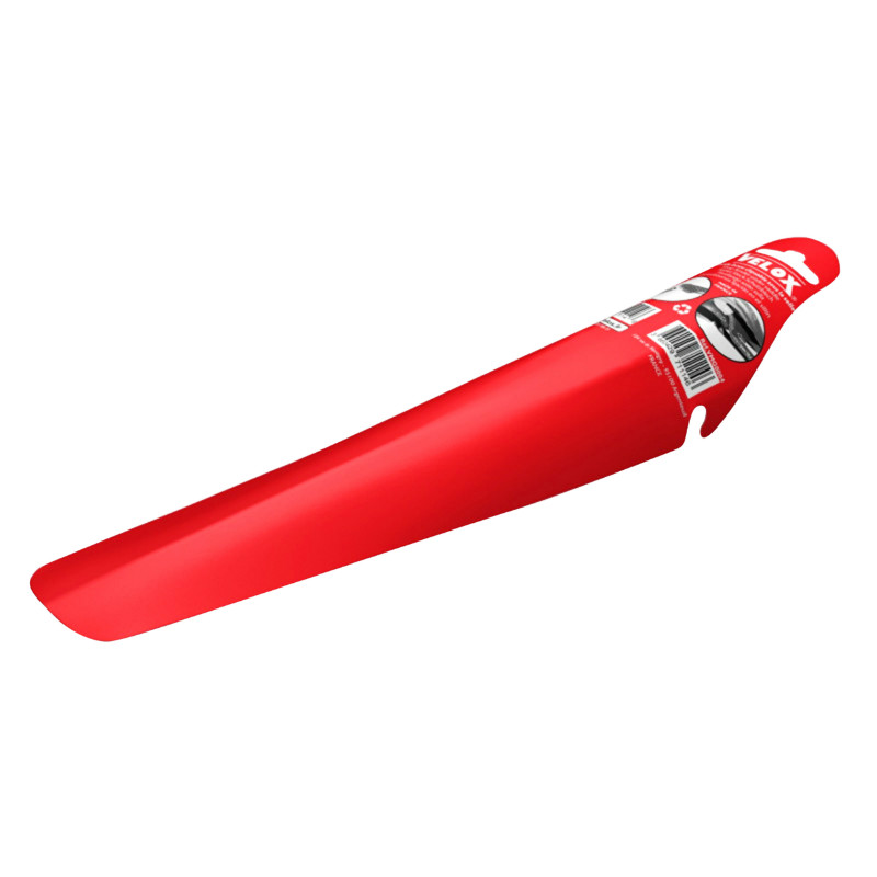 Garde-boue route-VTT clipsable arrière Velox rouge - vue 2