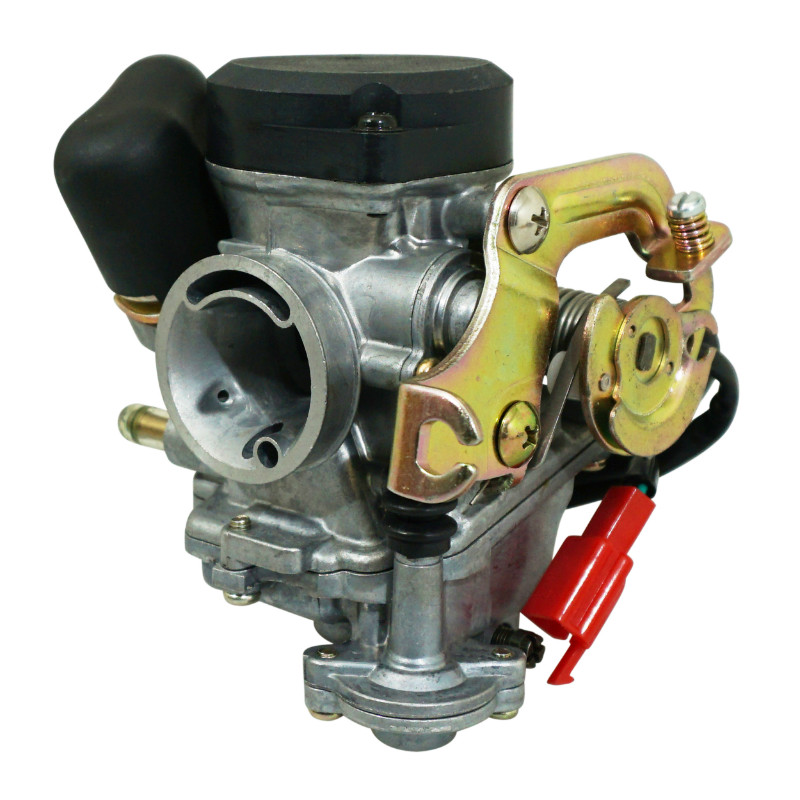 Carburateur scoot adaptable scoot 50 chinois 4T GY6,139qmb-kymco 50 agility 4T-PEUGEOT 50 v-clic 4T-SYM 50 orbit 4T-BAOTIAN 50 BT49QT 4T (diam 22MM) -P2R qualite premium - vue 2