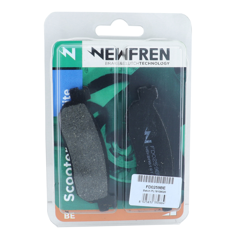Plaquettes de frein arrière NEWFREN FD0259BE - Yamaha XMAX 125/250, YZF-R6 600, MBK Skyliner 250/400 - vue 3
