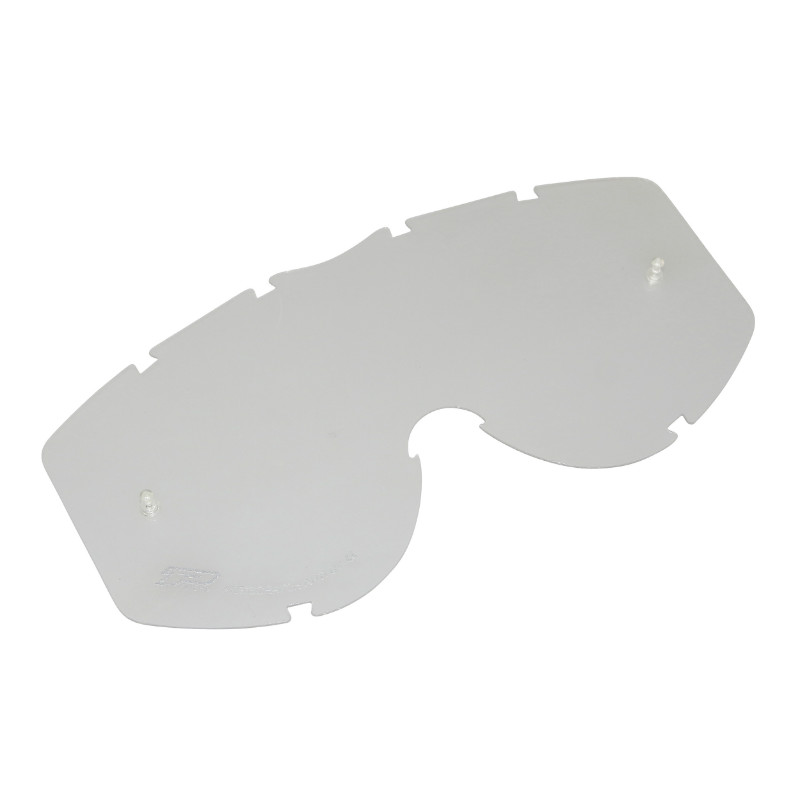 Écran masque-lunettes cross Progrip 3200-3201-3204-3301-3450 transparent double faces anti-buée anti-rayures anti-UV - vue 2