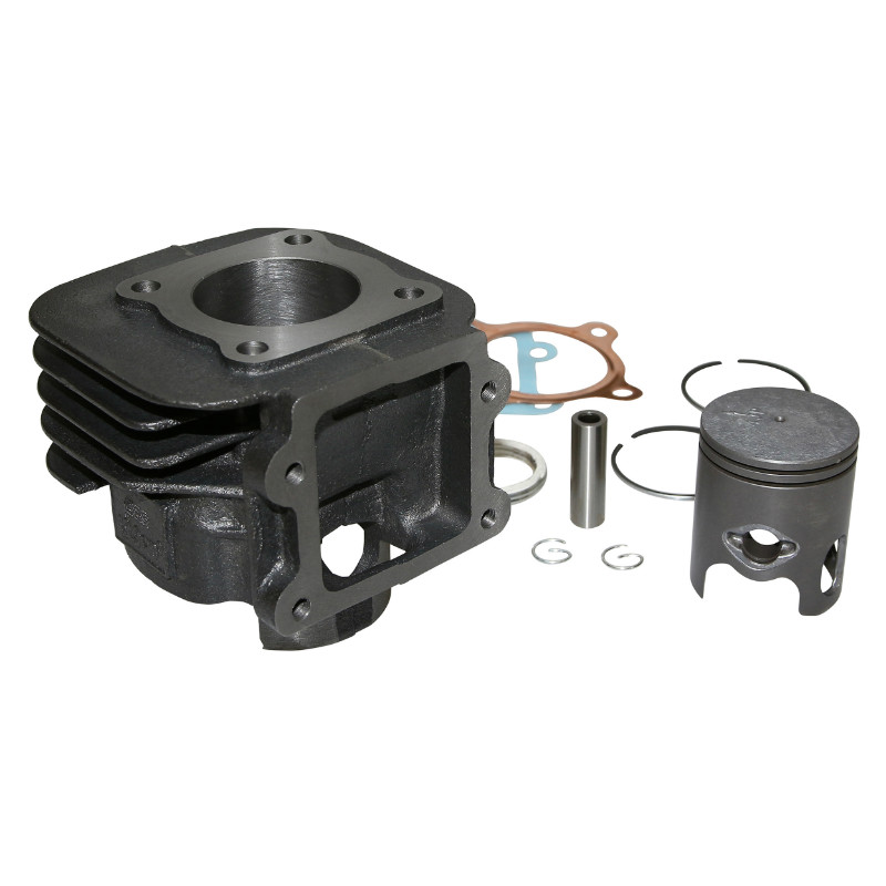 Cylindre P2R fonte avec piston graphite MBK Booster 50 et Yamaha BWS 50 - vue 2