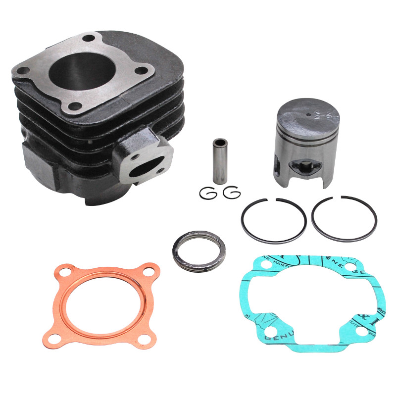 Cylindre P2R fonte avec piston graphite MBK Ovetto Yamaha Neos Aprilia SR Malaguti F10 50 2T - vue 2