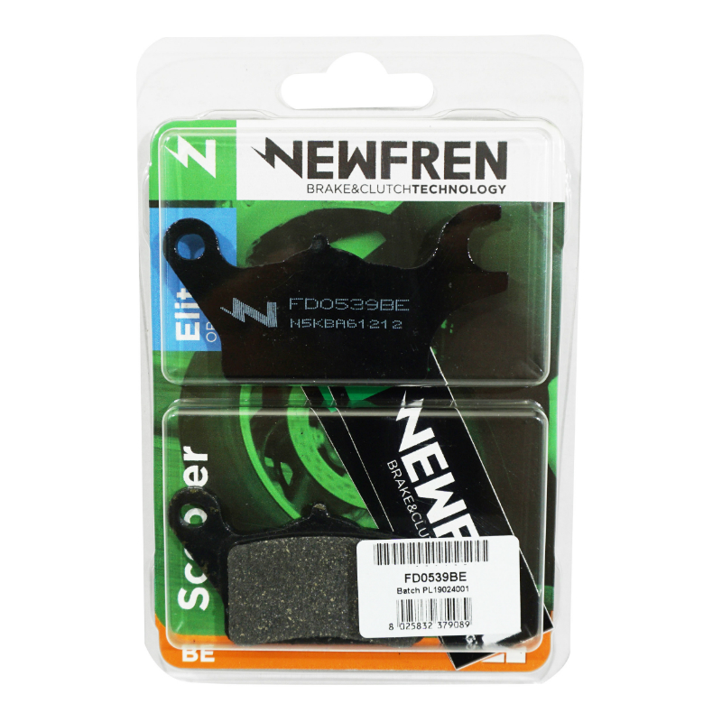 Plaquette de frein Newfren avant Honda Vision 110 2017+ (L 85MM - 74.5MM - H 43.7MM - 41MM - P 7MM) FD0539BE - vue 3
