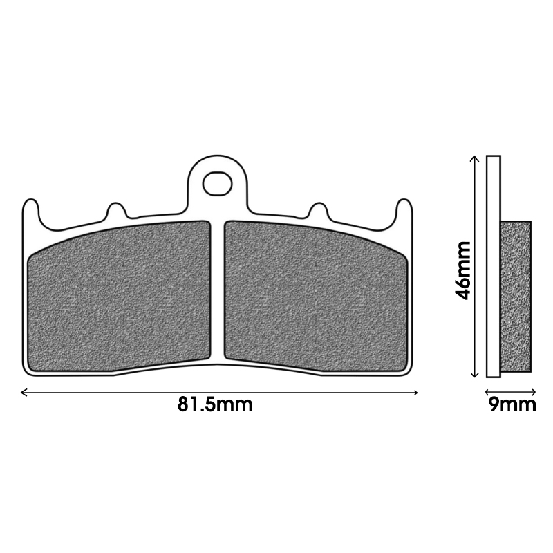 Plaquette de frein Newfren FD0319BT organique avant BMW 850 R 1100 RS 1150 R 1200 R 1300 K 1600 K GT - vue 2
