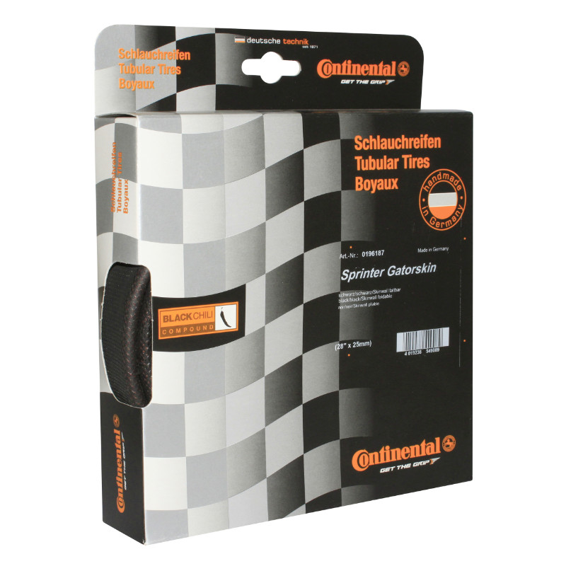 Boyau route Continental Sprinter Gatorskin 700 x 25 renforcé noir 295G - vue 4