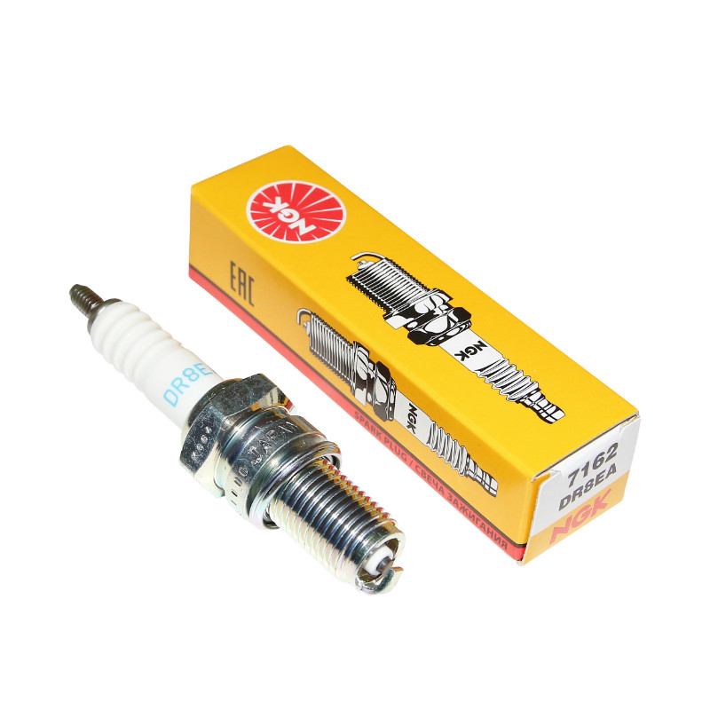 Bougie d'allumage NGK DR8EA Ø12mm longueur culot 19mm tige filetée sans olive - vue 2
