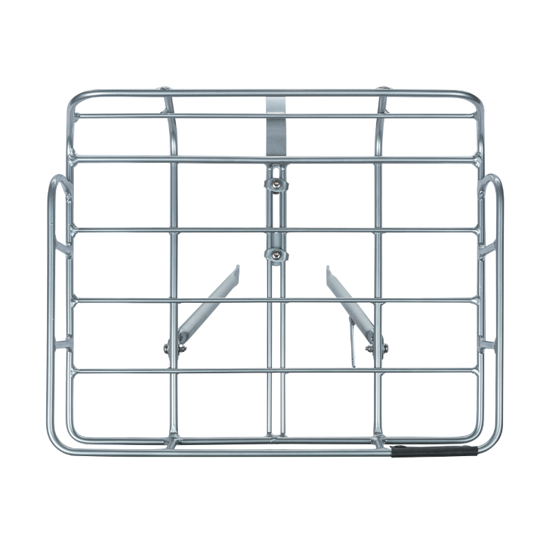 Porte bagage velo avant plateforme portland a tringles Basil avec rebords alu argent reglable 28''-26" (poids maxi 10 KG) (42X29X11CM) - vue 4