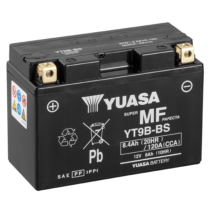 Batterie Yuasa YT9B-BS AGM sans entretien - vue 5