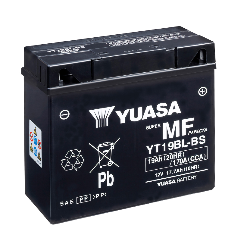 Batterie Yuasa YT19BL-BS AGM sans entretien - vue 3