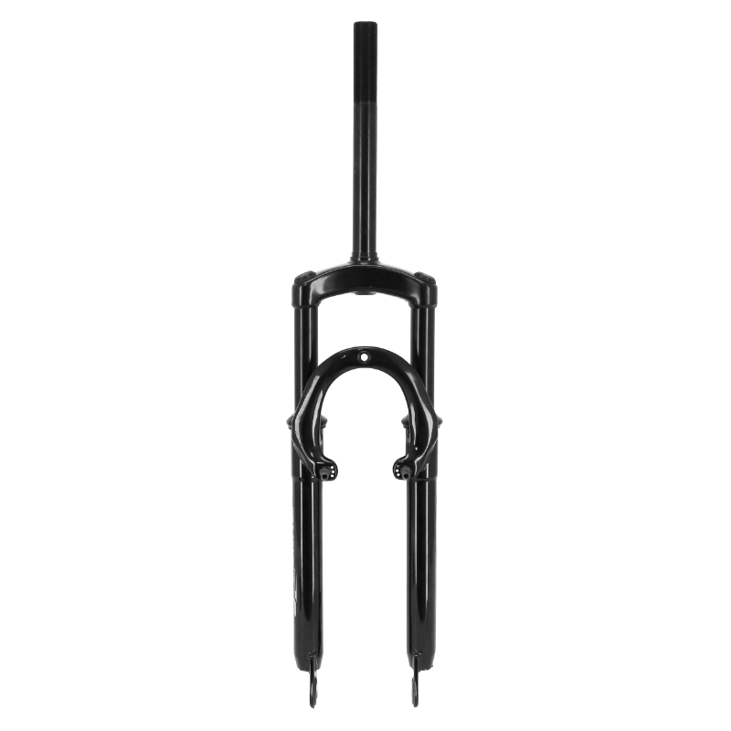 Fourche VTT 26 " M-W a suspension acier ressort-elastomere noir deb. 50MM pivot (240-85MM) filete 1"-22.2 interieur pour v-brake et frein a disque - vue 2